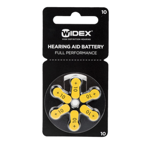 Hearing Aid Battery Size 10 (6 Batteries)