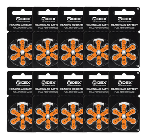 Hearing Aid Battery Size 13 (60 Batteries)