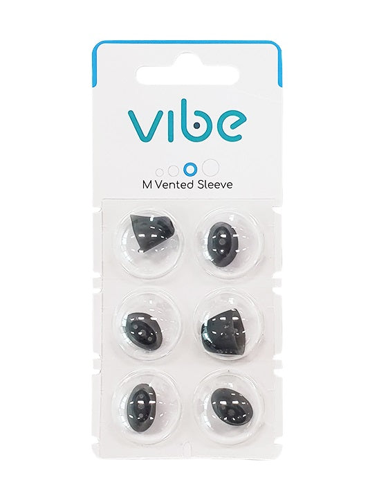 Vibe M-Vented Hearing Aid Sleeves (6)